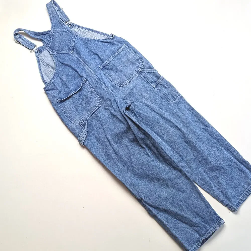Old Navy Overalls Children's Size 10-11 Medium Wash Denim